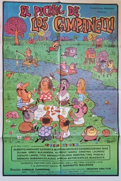 Póster de El picnic de los Campanelli