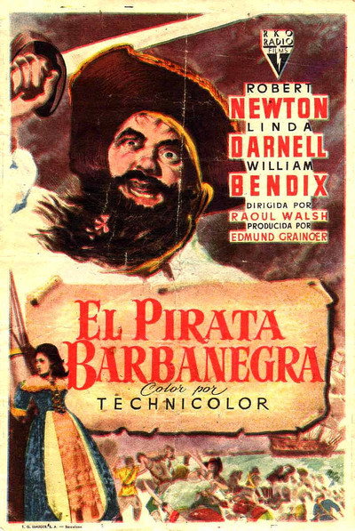 Póster de El pirata Barbanegra