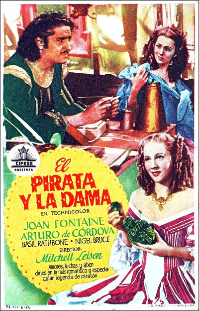 Póster de El pirata y la dama