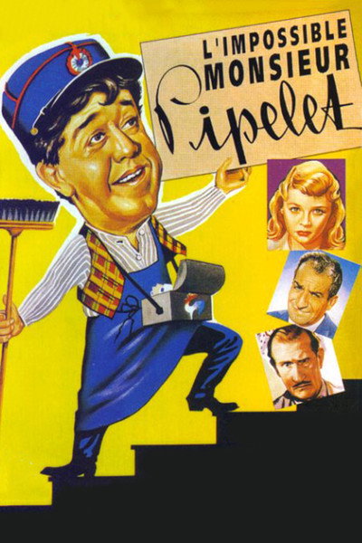 Póster de El portero, su hija y don Basilio