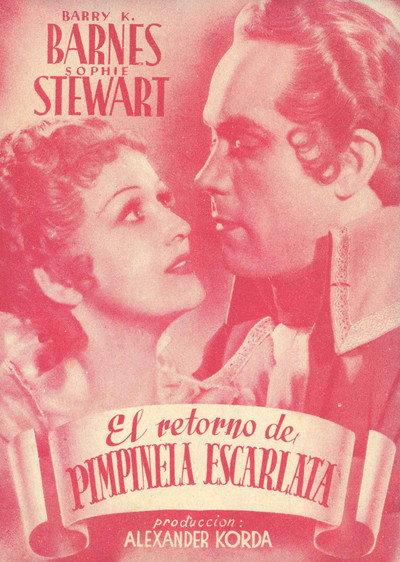 Póster de El retorno de la Pimpinela Escarlata