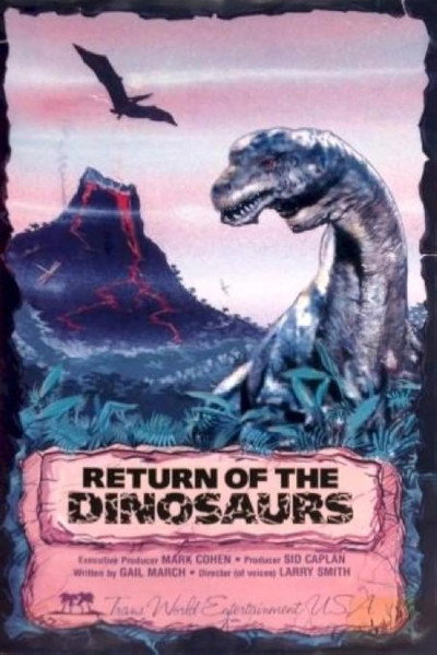 Póster de El retorno de los dinosaurios