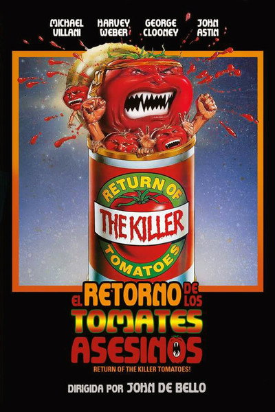 Póster de El retorno de los tomates asesinos