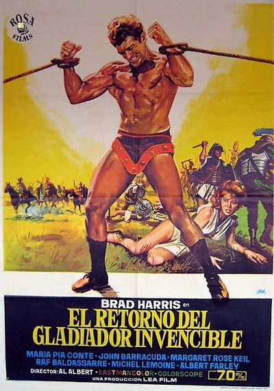Póster de El retorno del gladiator invencible