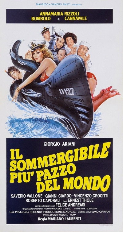 Póster de El submarino más loco del mundo