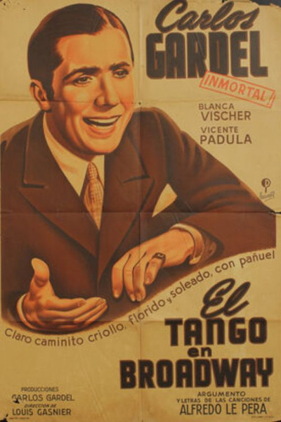 Póster de El tango en Broadway