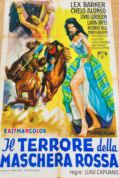 Póster de El terror de la máscara roja