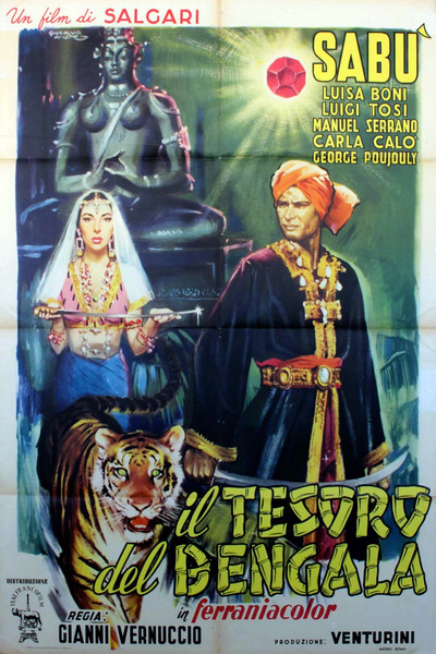 Póster de El tesoro de Bengala