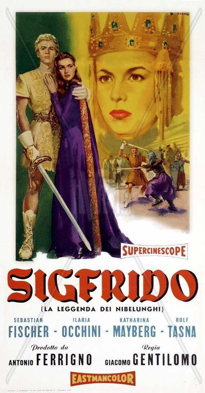 Póster de El tesoro de los nibelungos