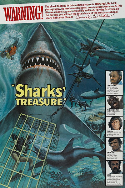 Póster de El tesoro de los tiburones