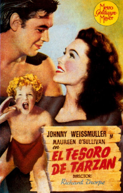 Póster de El tesoro de Tarzán