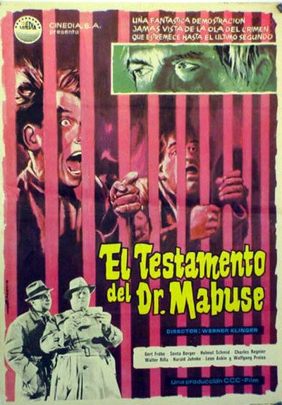Póster de El testamento del Dr. Mabuse