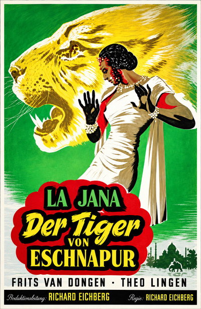 Póster de El tigre de Esnapur