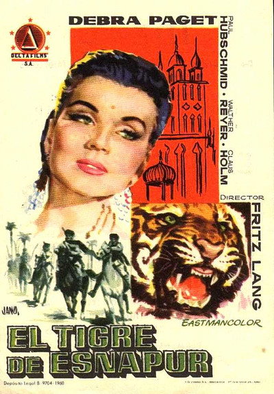 Póster de El tigre d'Esnapur