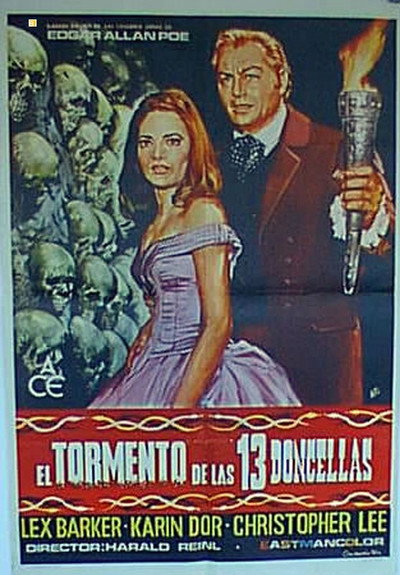 Póster de El tormento de las 13 doncellas
