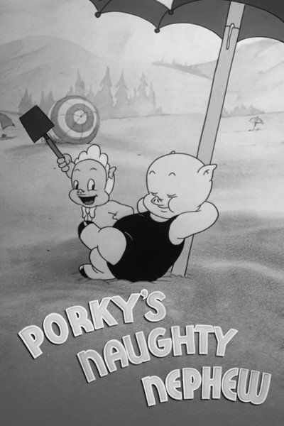 Póster de El travieso sobrino de Porky
