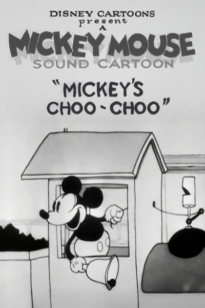 Póster de El trenecito de Mickey