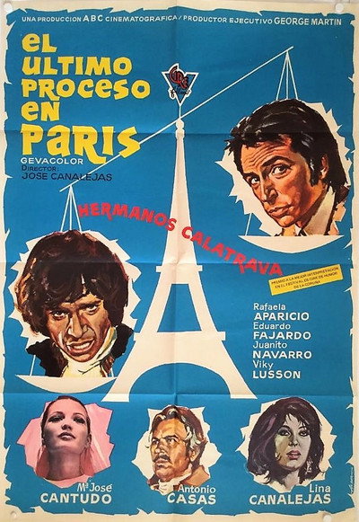 Póster de El último proceso en París