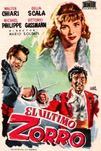 Póster de El ultimo Zorro