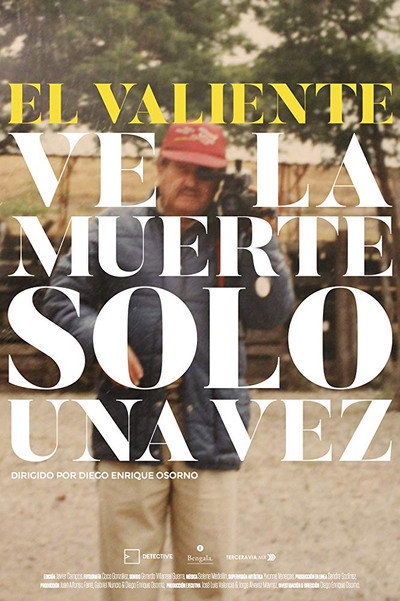 Póster de El valiente ve la muerte solo una vez