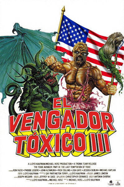 Póster de El Vengador Tóxico 3: La última tentación de Toxie