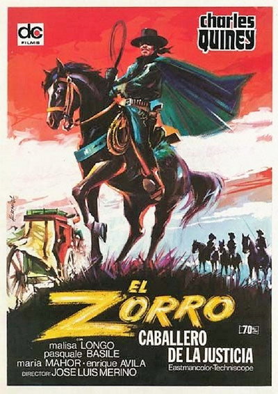 Póster de El Zorro, caballero de la justicia