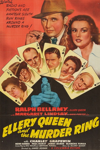 Póster de Ellery Queen and the Murder Ring
