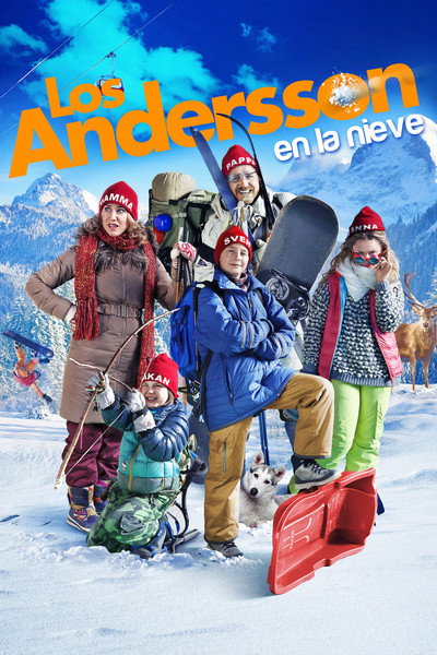 Póster de Els Andersson a la neu