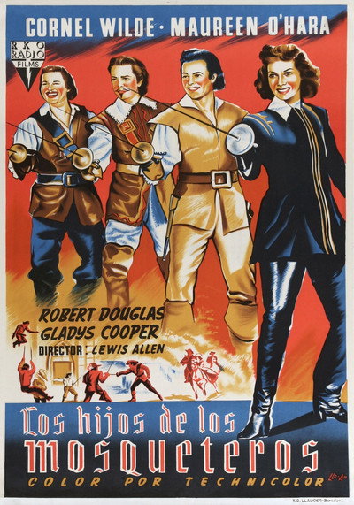 Póster de Els fills dels mosqueters
