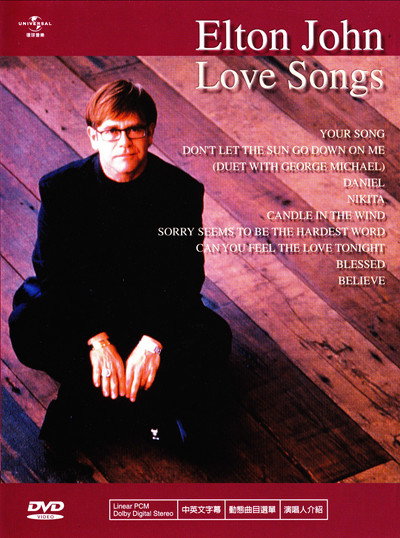 Póster de Elton John Love Songs