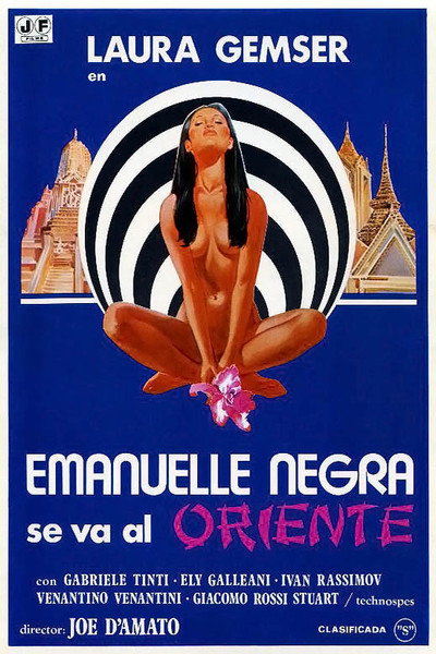 Póster de Emanuelle negra se va al Oriente