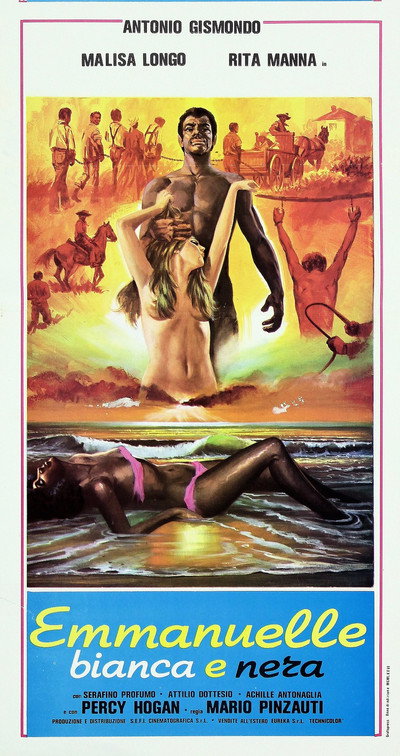 Póster de Emmanuelle blanca y negra