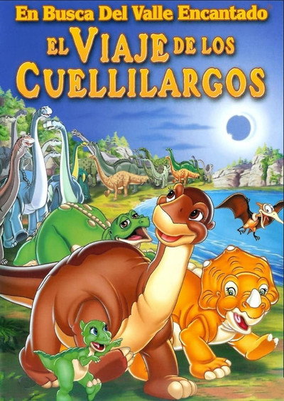 Póster de En busca del valle encantado 10: El viaje de los cuellilargos