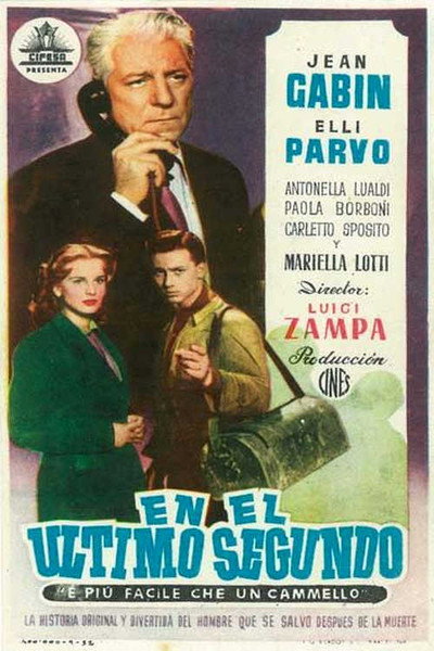 Póster de En el último segundo