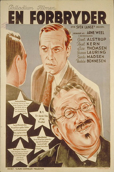 Póster de En forbryder