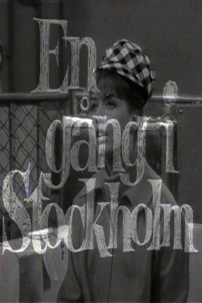 Póster de En gång i Stockholm