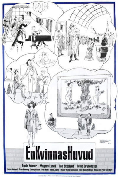 Póster de En kvinnas huvud