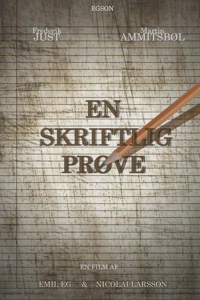 Póster de En Skriftlig Prøve