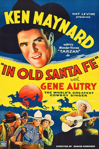 Póster de En un rancho de Santa Fe