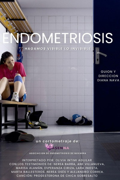 Póster de Endometriosis. Hagamos visible lo invisible