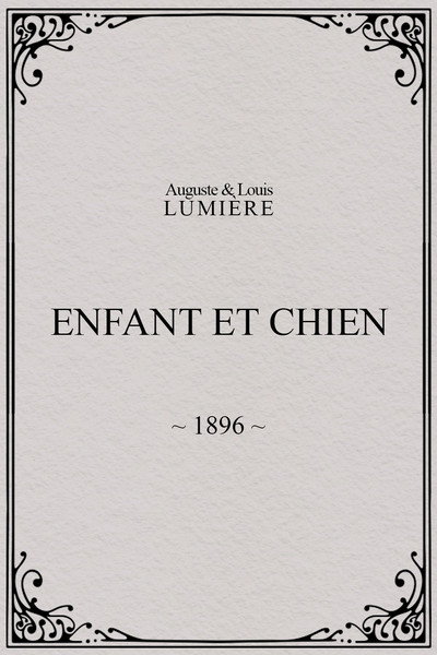 Póster de Enfant et chien