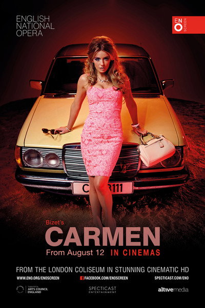Póster de English National Opera: Carmen