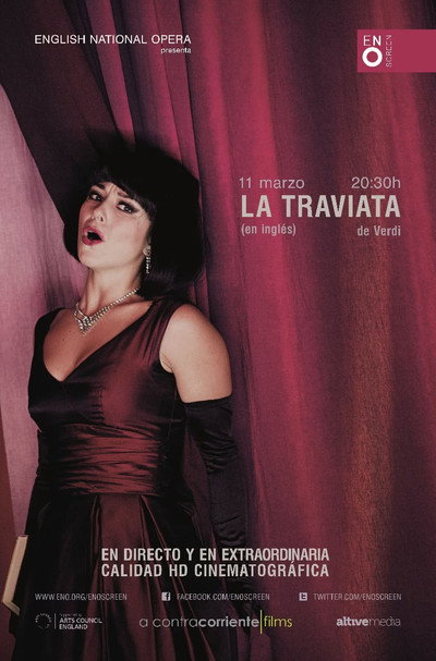 Póster de English National Opera: La Traviata