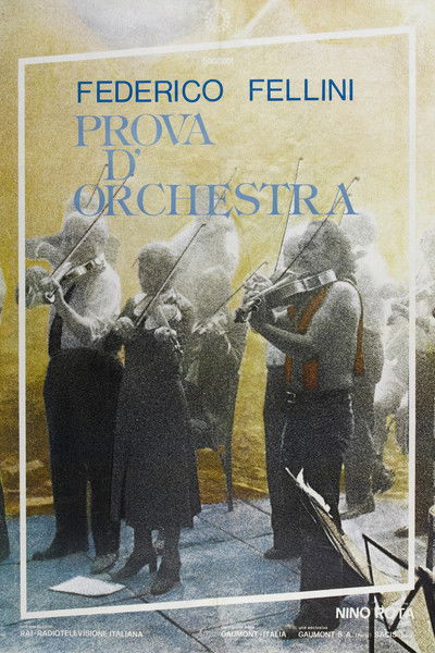 Póster de Ensayo de orquesta