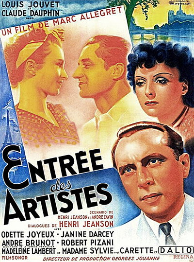 Póster de Entrada de artistas