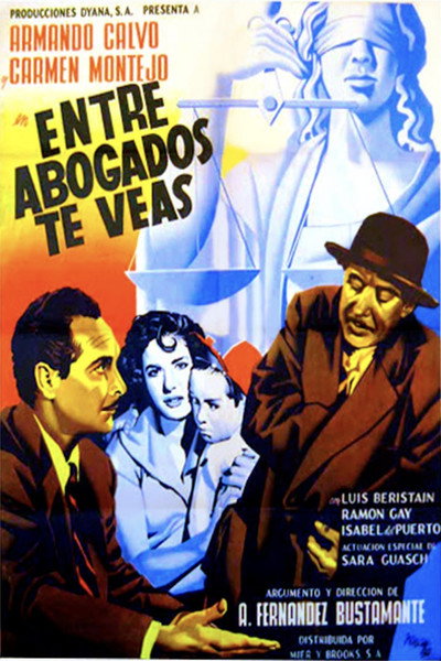 Póster de Entre abogados te veas