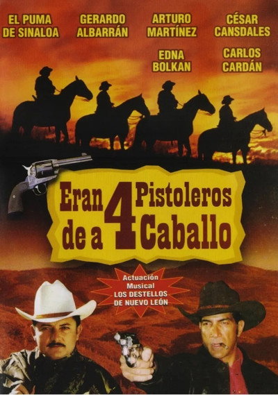 Póster de Eran 4 de caballo