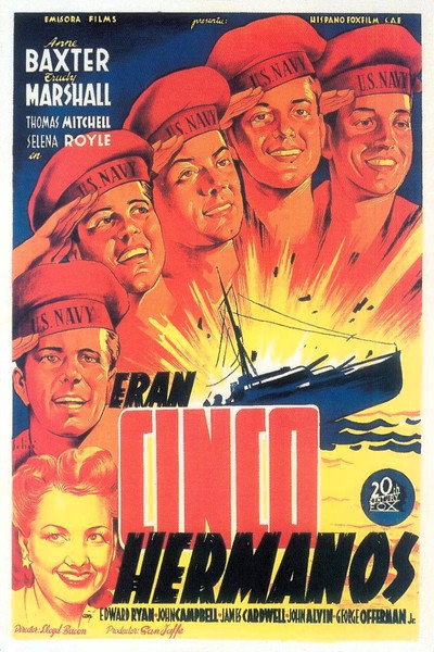 Póster de Eran cinco hermanos
