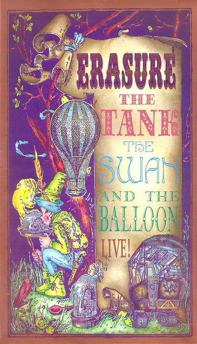 Póster de Erasure: The Tank, the Swan, and the Balloon - Live!
