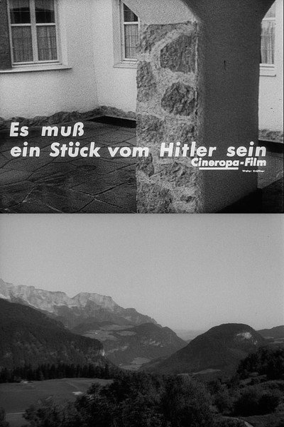 Póster de Es muß ein Stück von Hitler sein